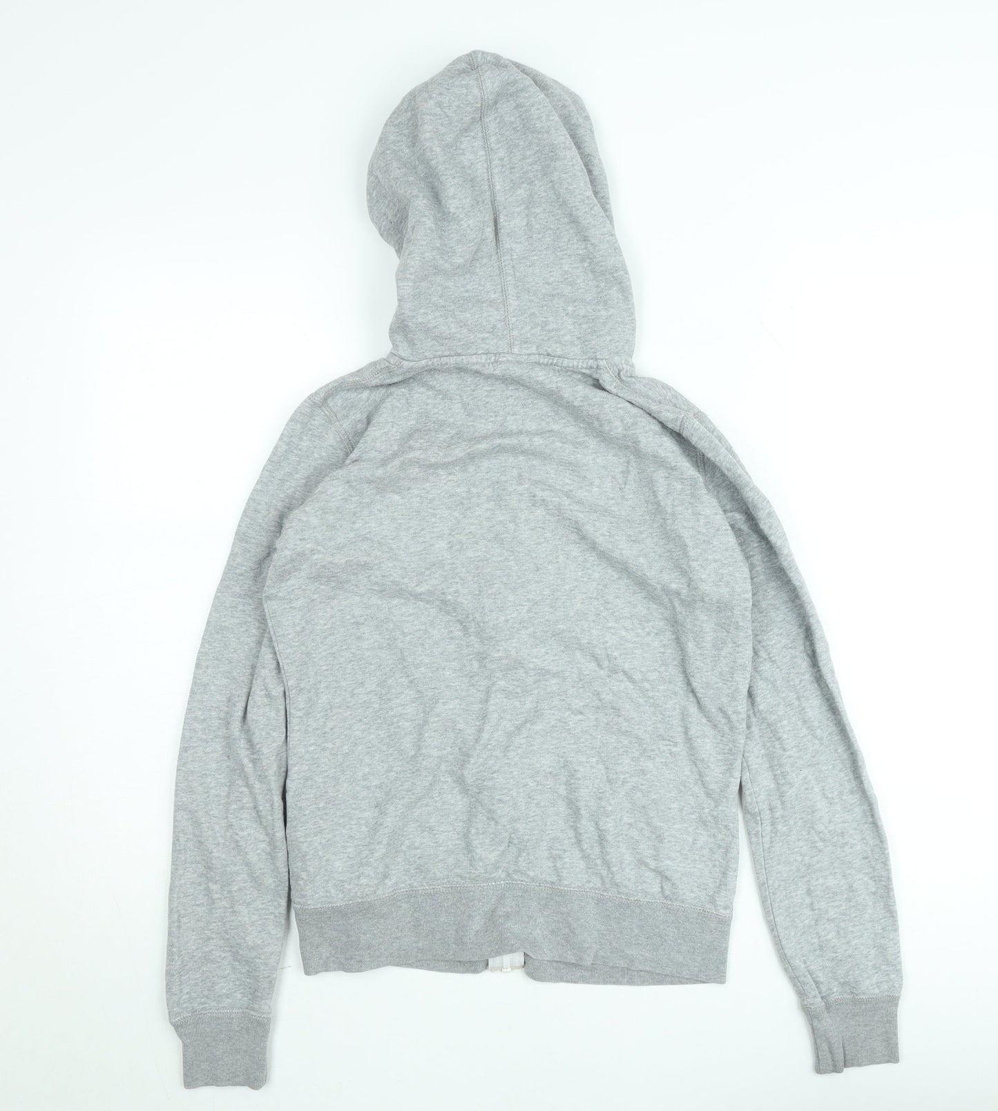 Nike Boys Grey Full Zip Fleece Hoodie Size S - Casual Sportswear