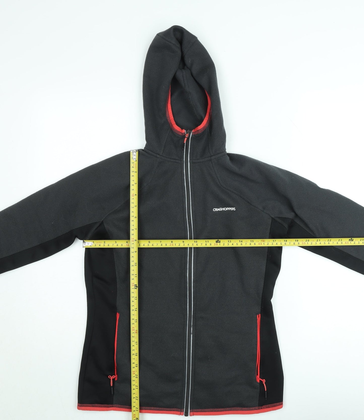 Craghoppers Women's Black Softshell Hooded Jacket UK 12