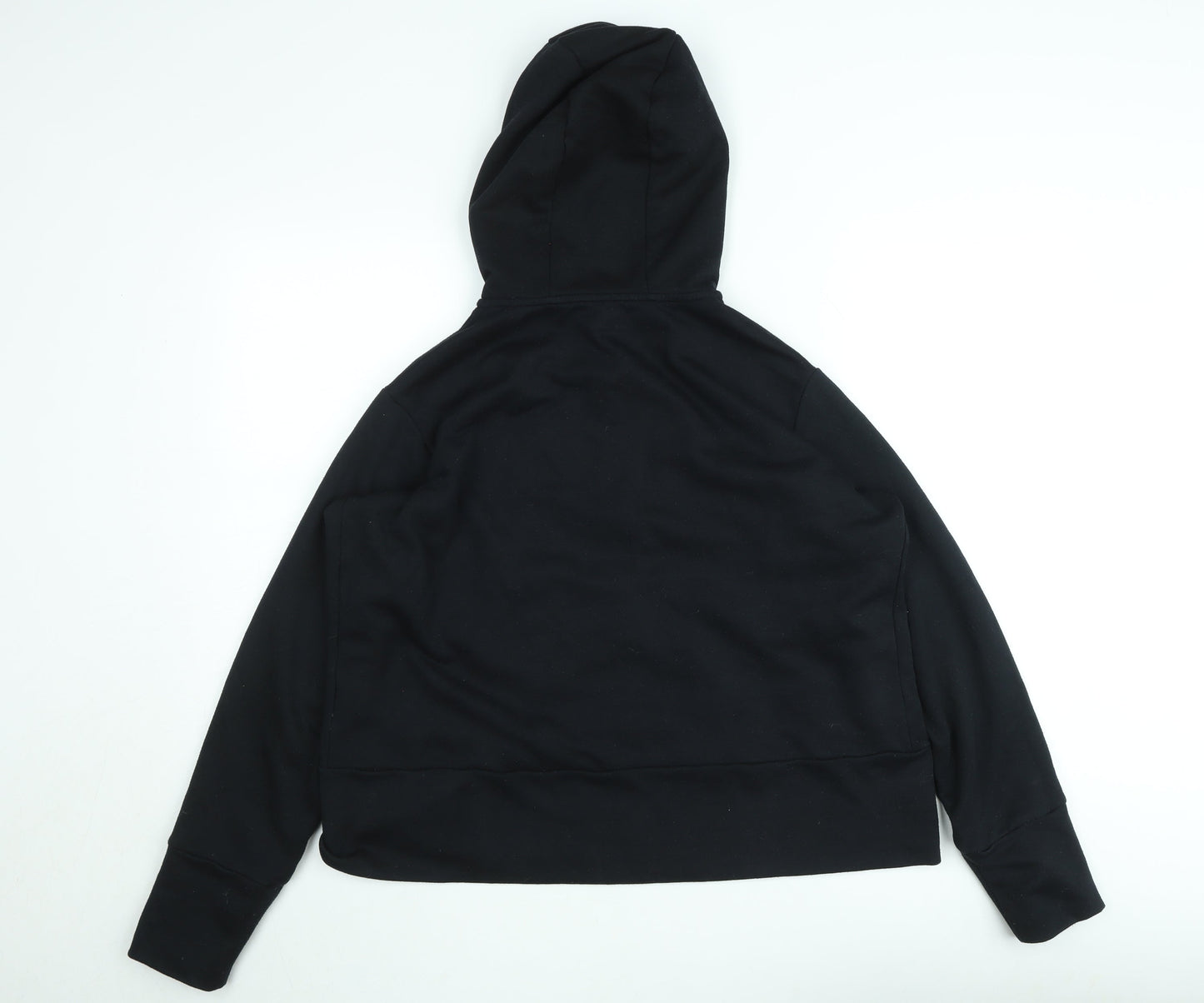 Nike Womens Black Full Zip Hoodie XL Dri-FIT Hooded Sweatshirt