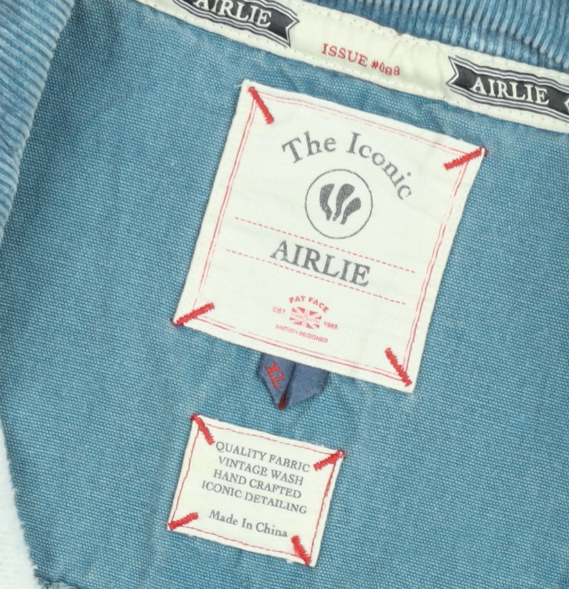 Fat Face Men’s Grey XL 1/4 Zip Airlie Sweatshirt Vintage Outdoor Style