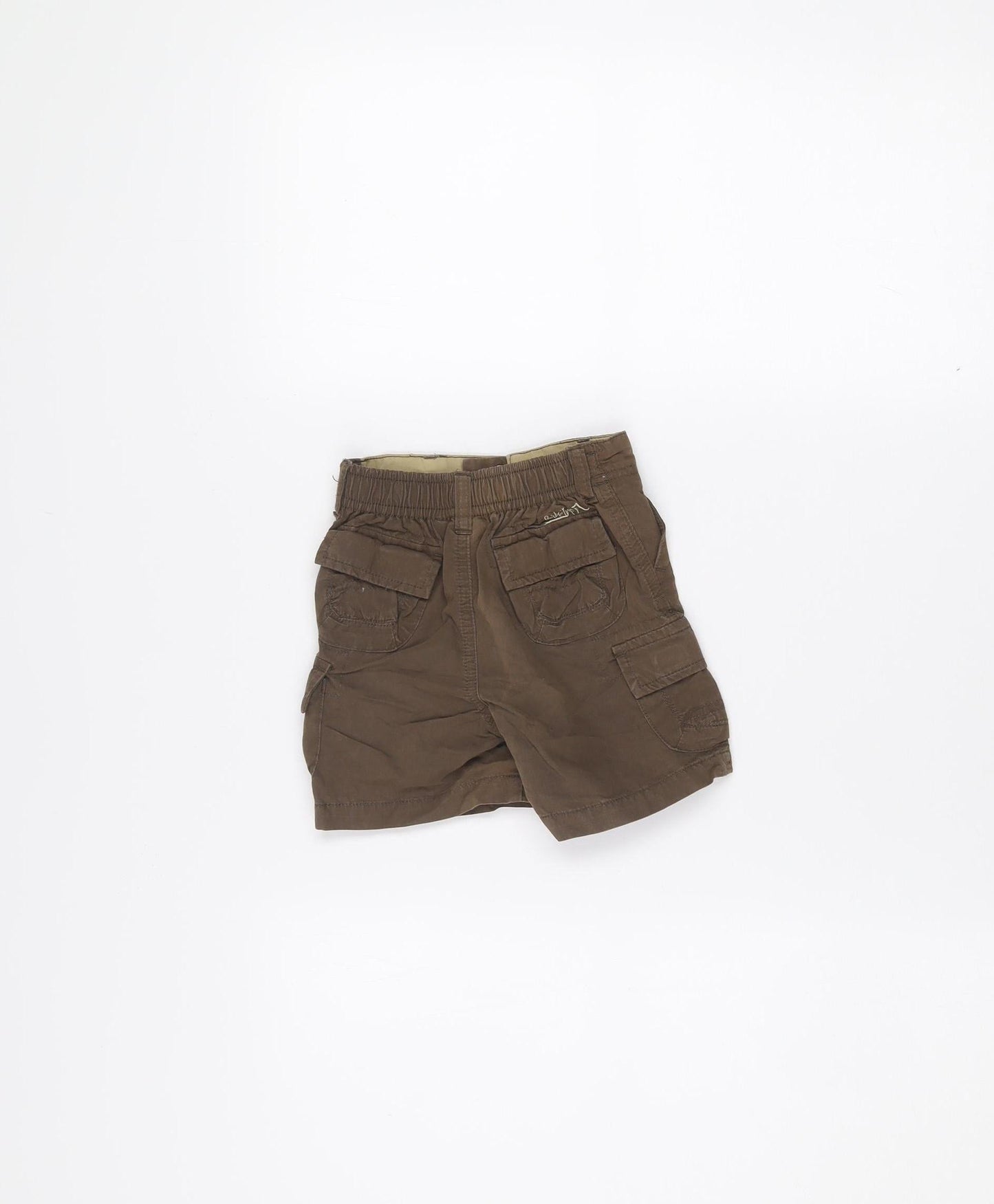 Quiksilver Brown Cargo Shorts 12 Months Unisex Baby Lightweight Cotton Blend
