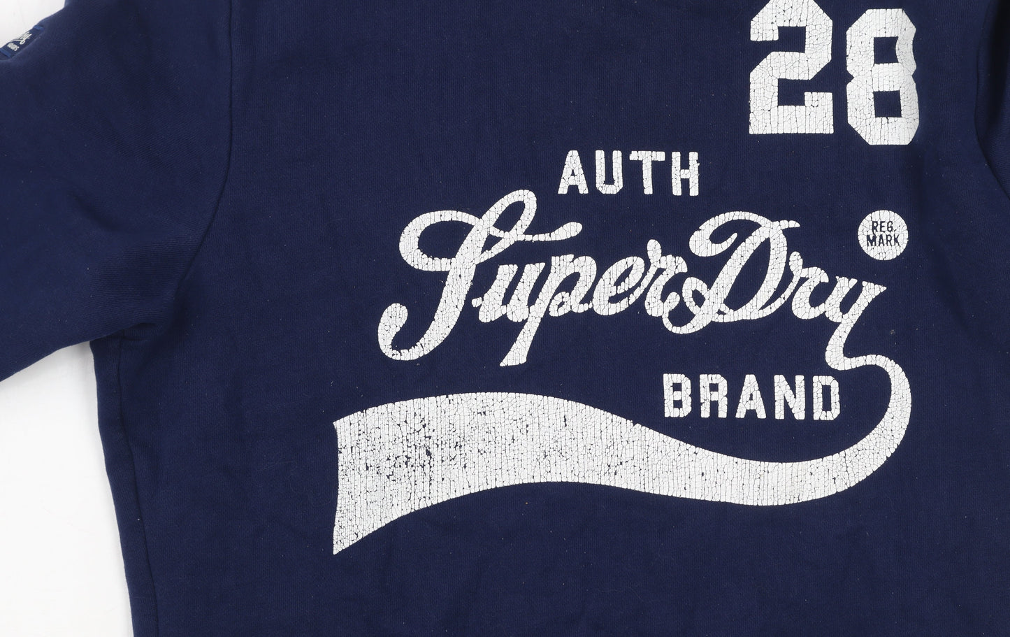 Superdry Men's Blue Graphic Pullover Sweatshirt Size M