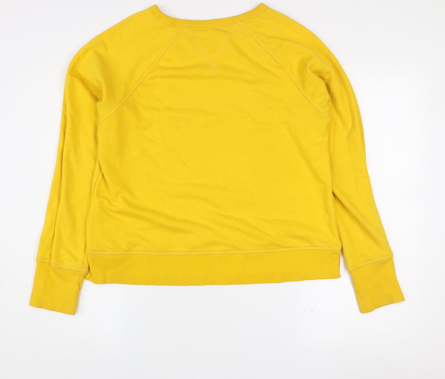 Tommy Hilfiger Sport Women Yellow XL Crew Neck Cotton Blend Sweatshirt