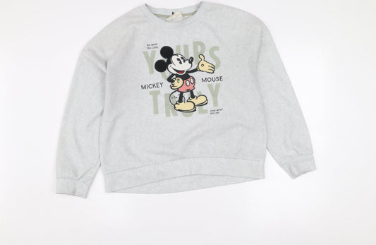 Women'secret Disney Mickey Mouse Grey Sweatshirt Women's M