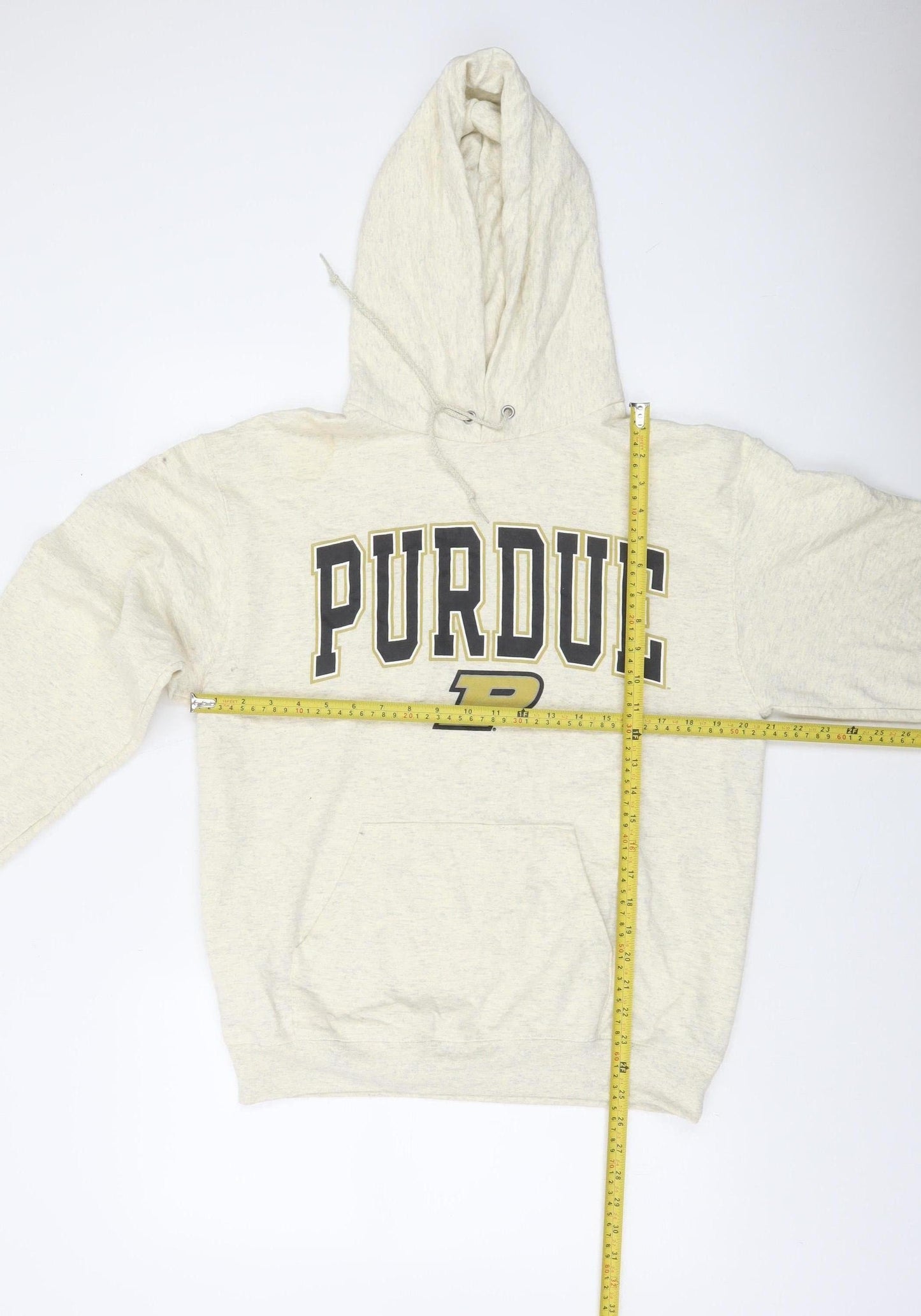 Mens UK M Regular Champion Beige Pullover Hoodie