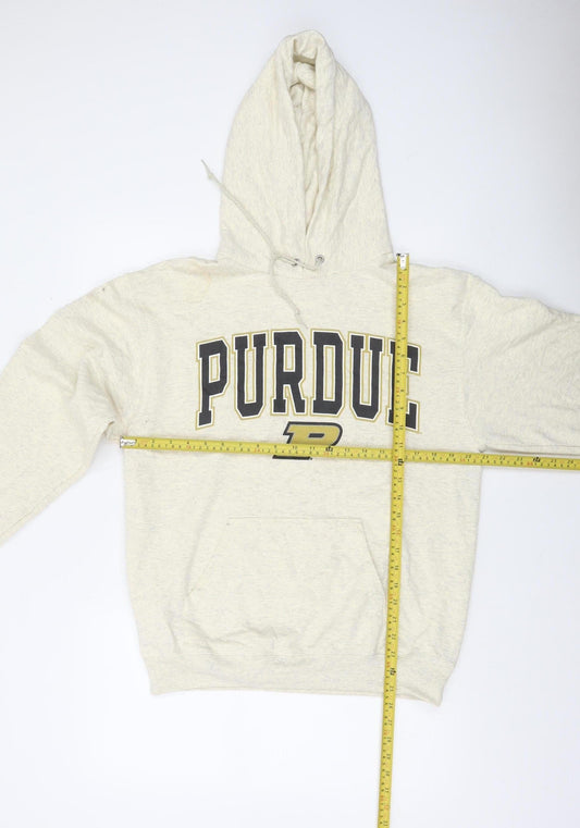 Mens UK M Regular Champion Beige Pullover Hoodie