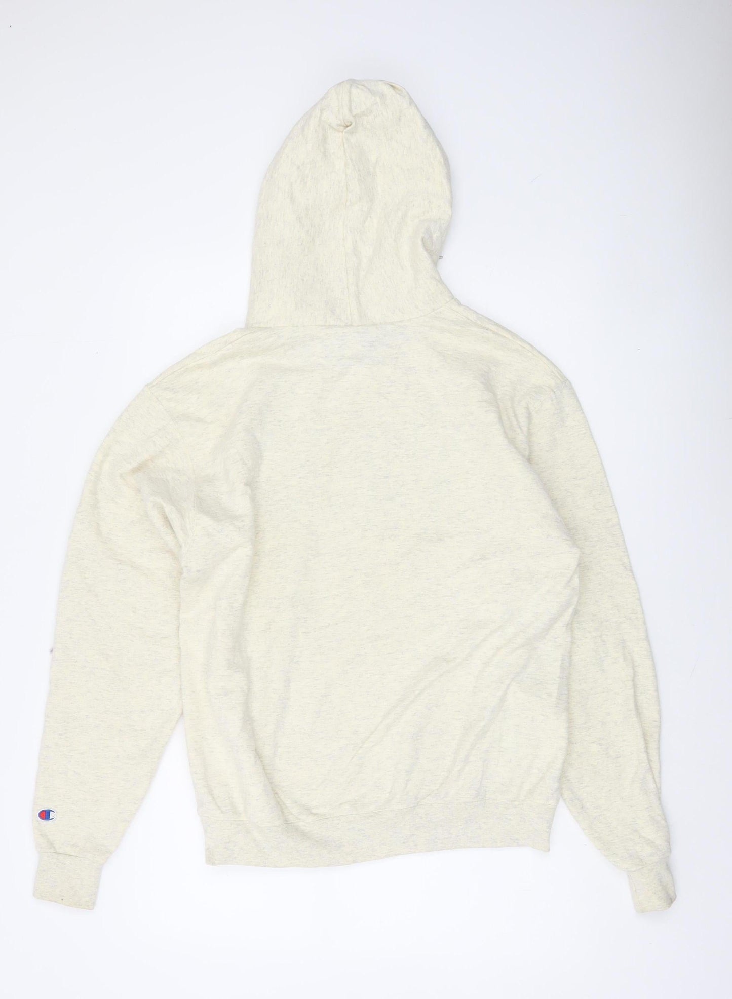 Mens UK M Regular Champion Beige Pullover Hoodie