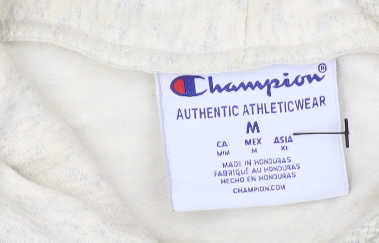 Mens UK M Regular Champion Beige Pullover Hoodie