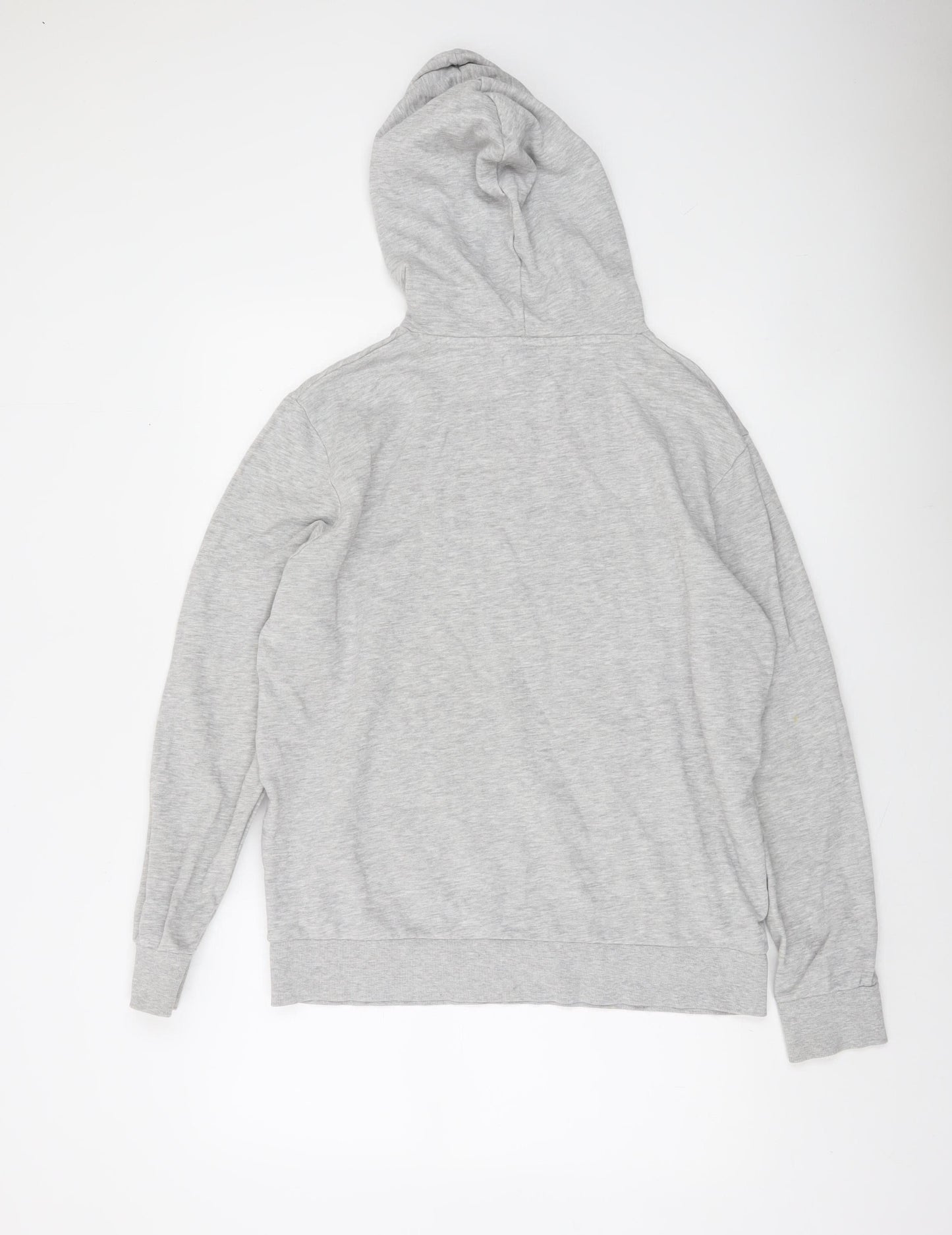 Jack & Jones Mens Grey XL Pullover Hoodie Cotton Blend