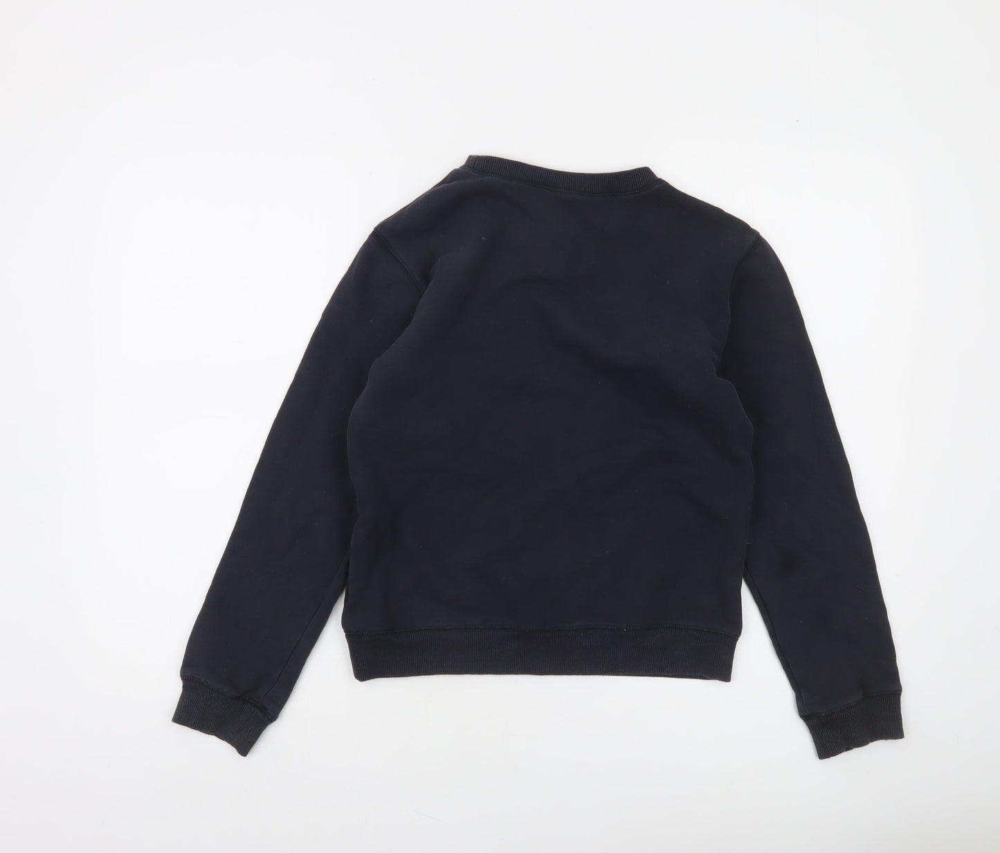 Firetrap Boys Black 11-12 Years Pullover Fleece Sweatshirt