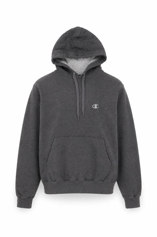 Mens UK S Regular Champion Grey Pullover Hoodie