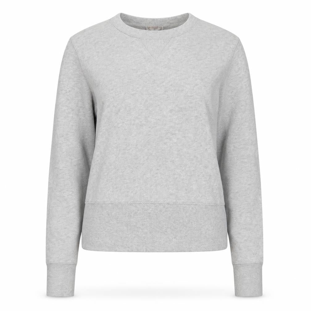 Gap Women Grey Cotton Crew Neck Pullover Sweatshirt XS