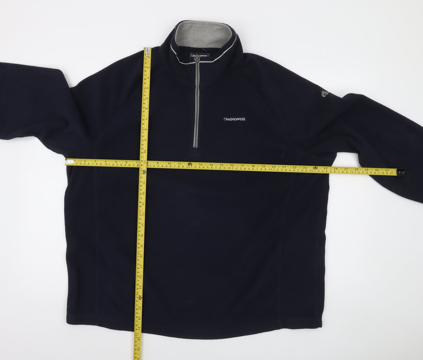 Craghoppers Men's Blue 2XL Fleece 1/2 Zip Pullover Sweatshirt