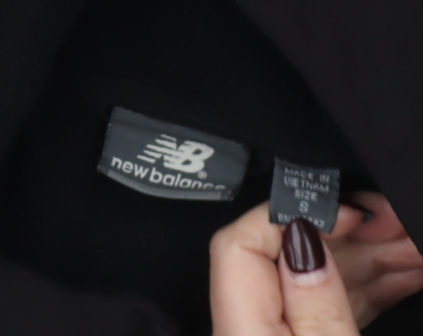 New Balance Men's Black Softshell Hooded Jacket Size S