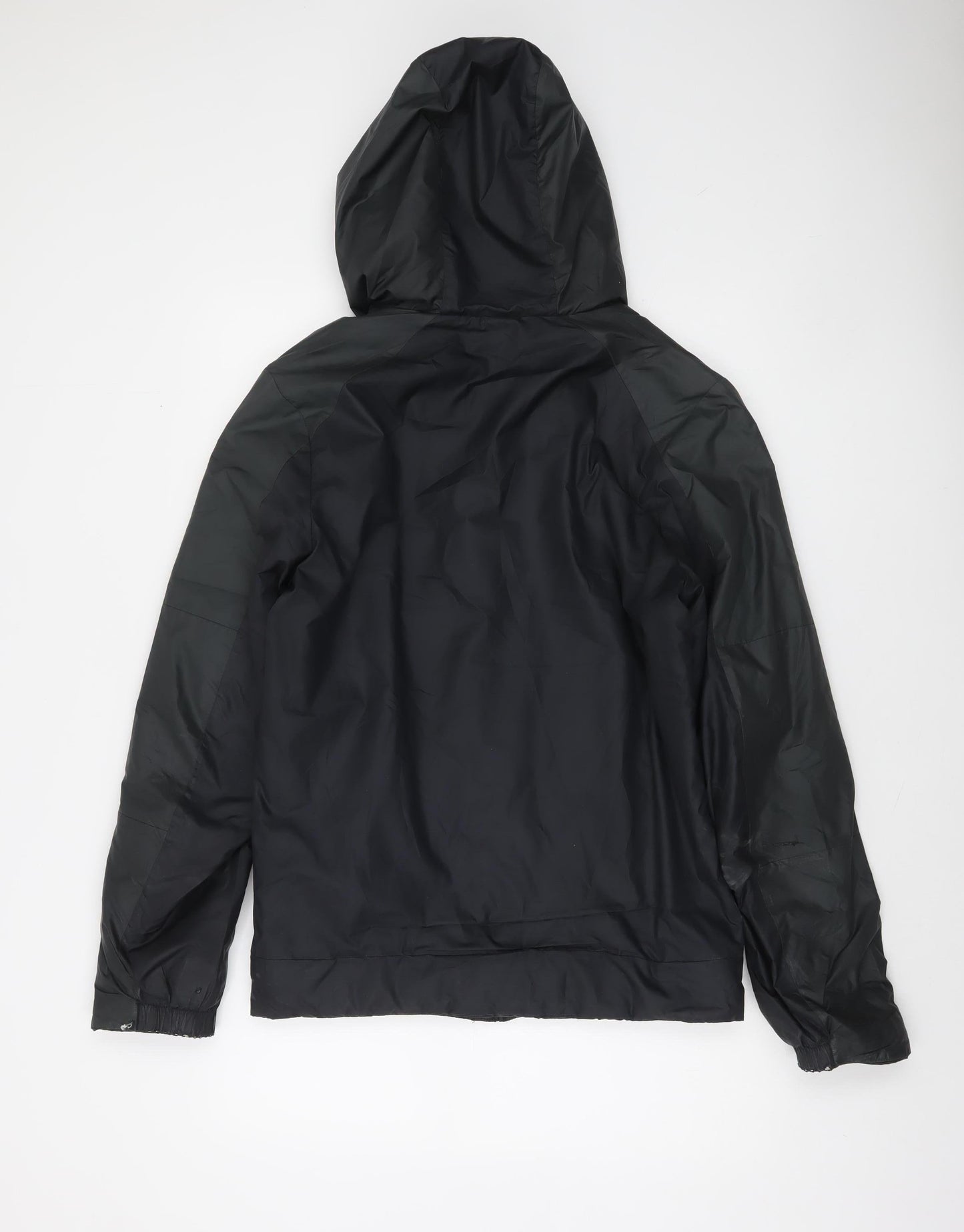 Nike Men's Black Small Hooded Windbreaker Jacket