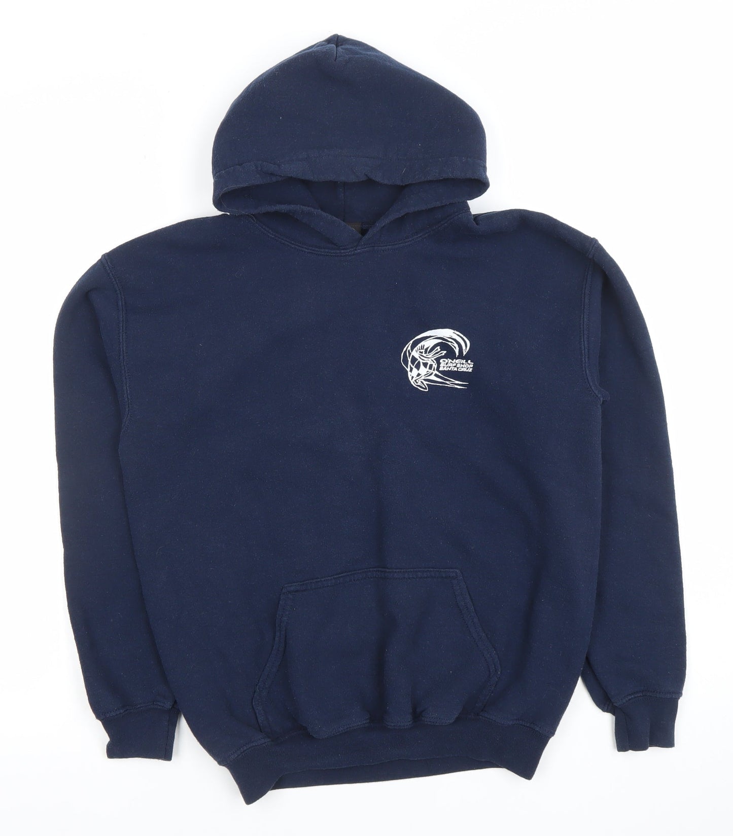 O'Neill Boys Navy Blue Pullover Hoodie Size L Graphic Surf Sweatshirt