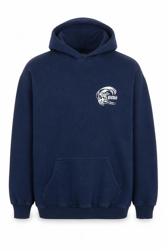 O'Neill Boys Navy Blue Pullover Hoodie Size L Graphic Surf Sweatshirt