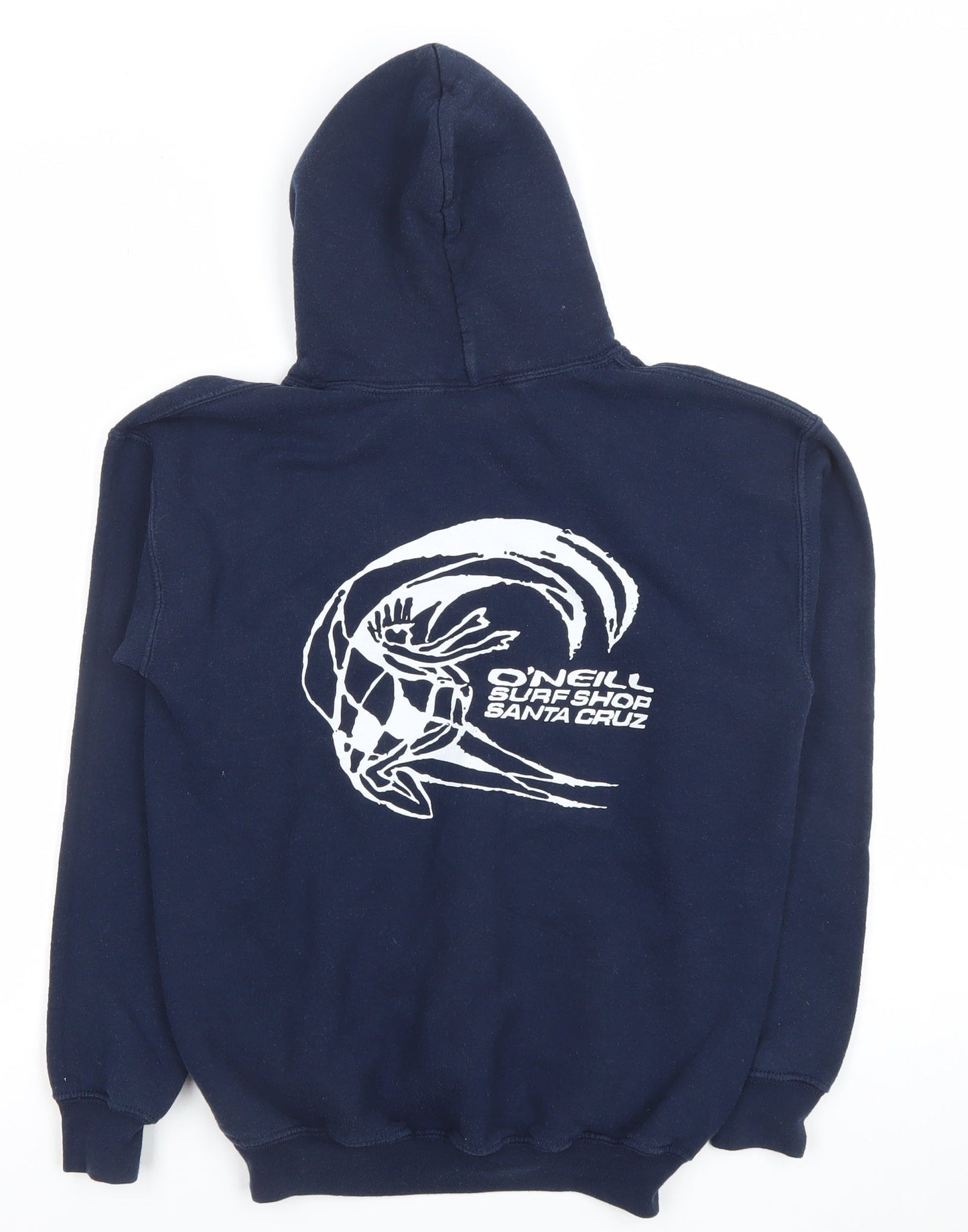 O'Neill Boys Navy Blue Pullover Hoodie Size L Graphic Surf Sweatshirt