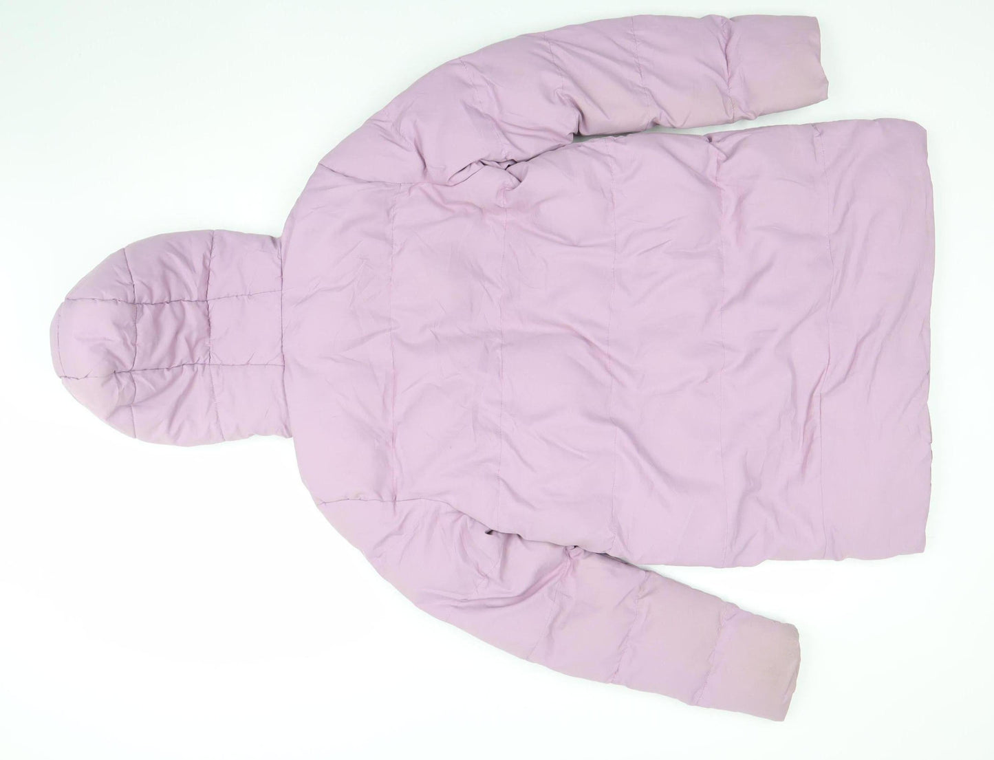 Brave Soul Women’s Pink Hooded Puffer Jacket Size 8