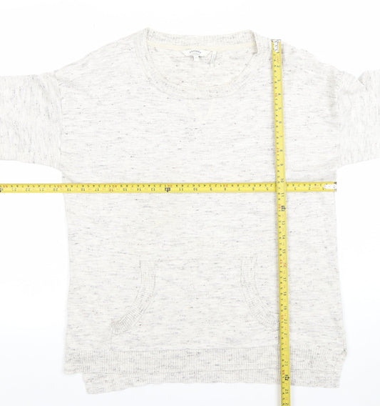 Womens UK 12 Regular FatFace Ivory Pullover Tight-Knit