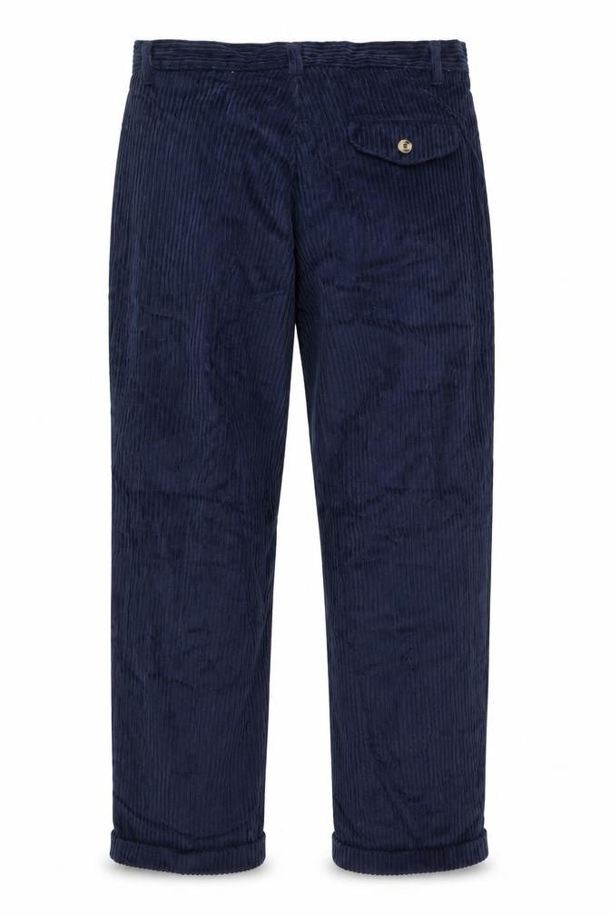Club Montana Men's Blue Corduroy Chino Trousers Size 32
