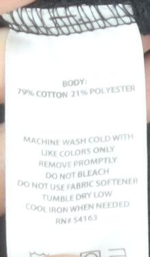 Calvin Klein Performance Black Full Zip Hoodie Women M Fleece Cotton Blend