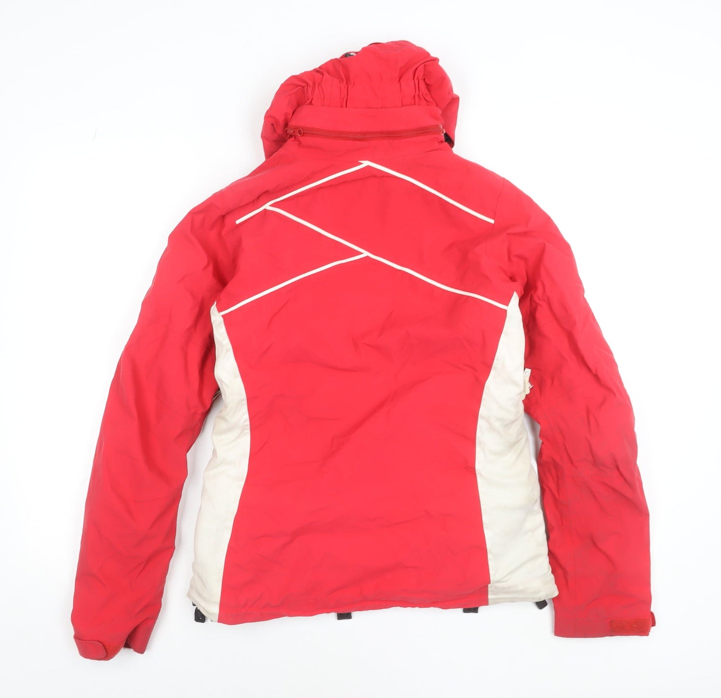 Helly Hansen Women's Red Ski Jacket S Waterproof Hooded Winter Coat