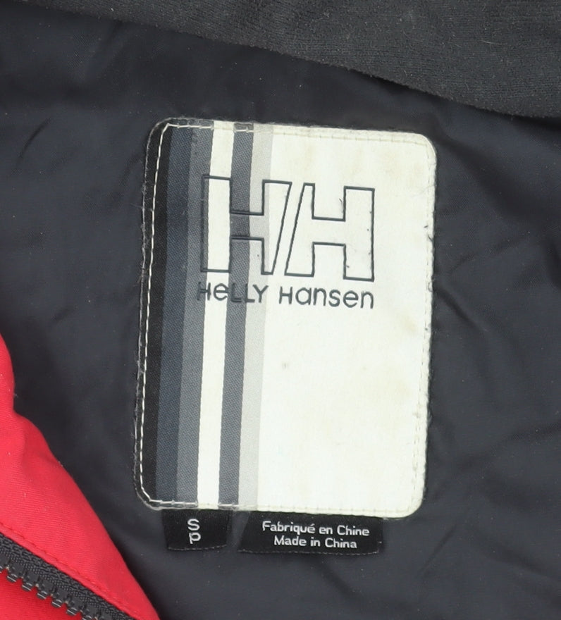 Helly Hansen Women's Red Ski Jacket S Waterproof Hooded Winter Coat