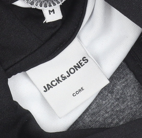 Jack & Jones Men's Grey Full Zip Hoodie Size M Core Collection