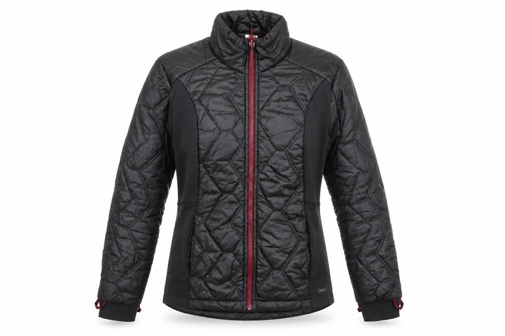 Decathlon Women Black Quilted Puffer Jacket Size 12