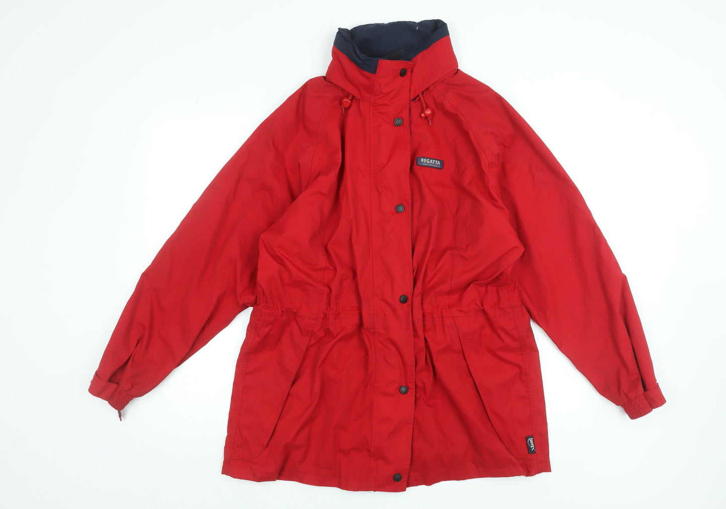 Regatta Women's Red Waterproof Outdoor Anorak Jacket UK 14