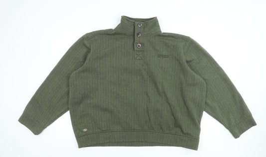 Regatta Men's Green 2XL Henley Outdoor Sweatshirt