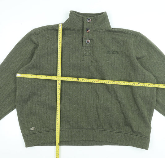 Regatta Men's Green 2XL Henley Outdoor Sweatshirt