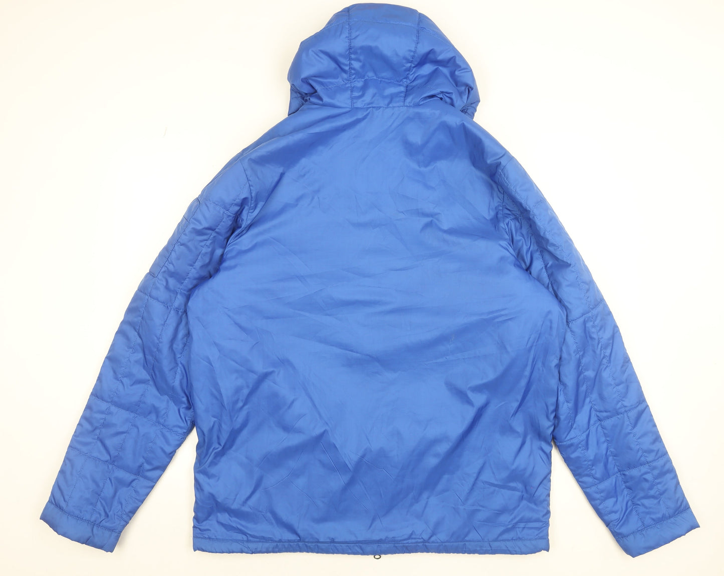 Nike Men's Blue XL Hooded Puffer Jacket Sports Coat