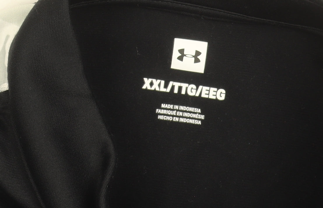 Under Armour Men’s Black 2XL Full Zip Sweatshirt Jacket