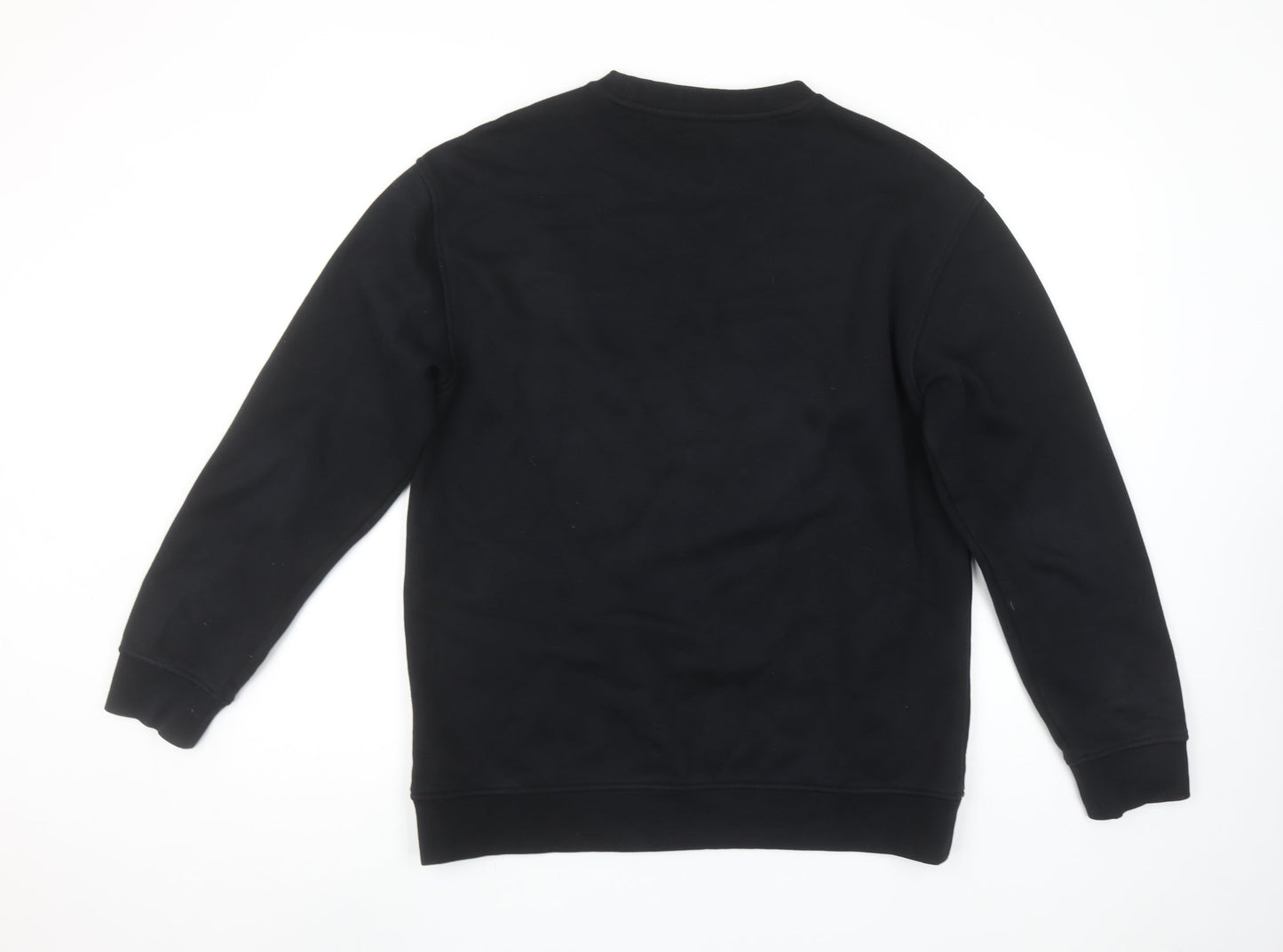 Tommy Jeans Men’s Black Crew Neck Pullover Sweatshirt Size M