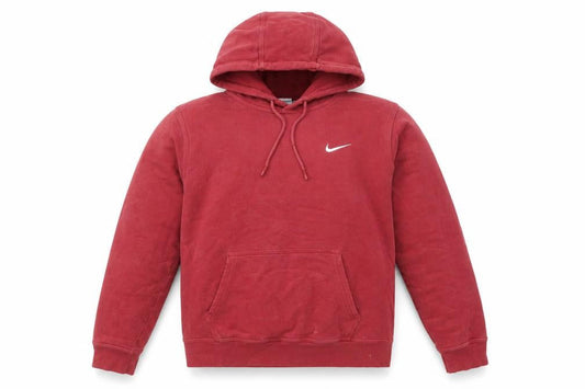 Mens UK M Regular Nike Red Pullover Hoodie