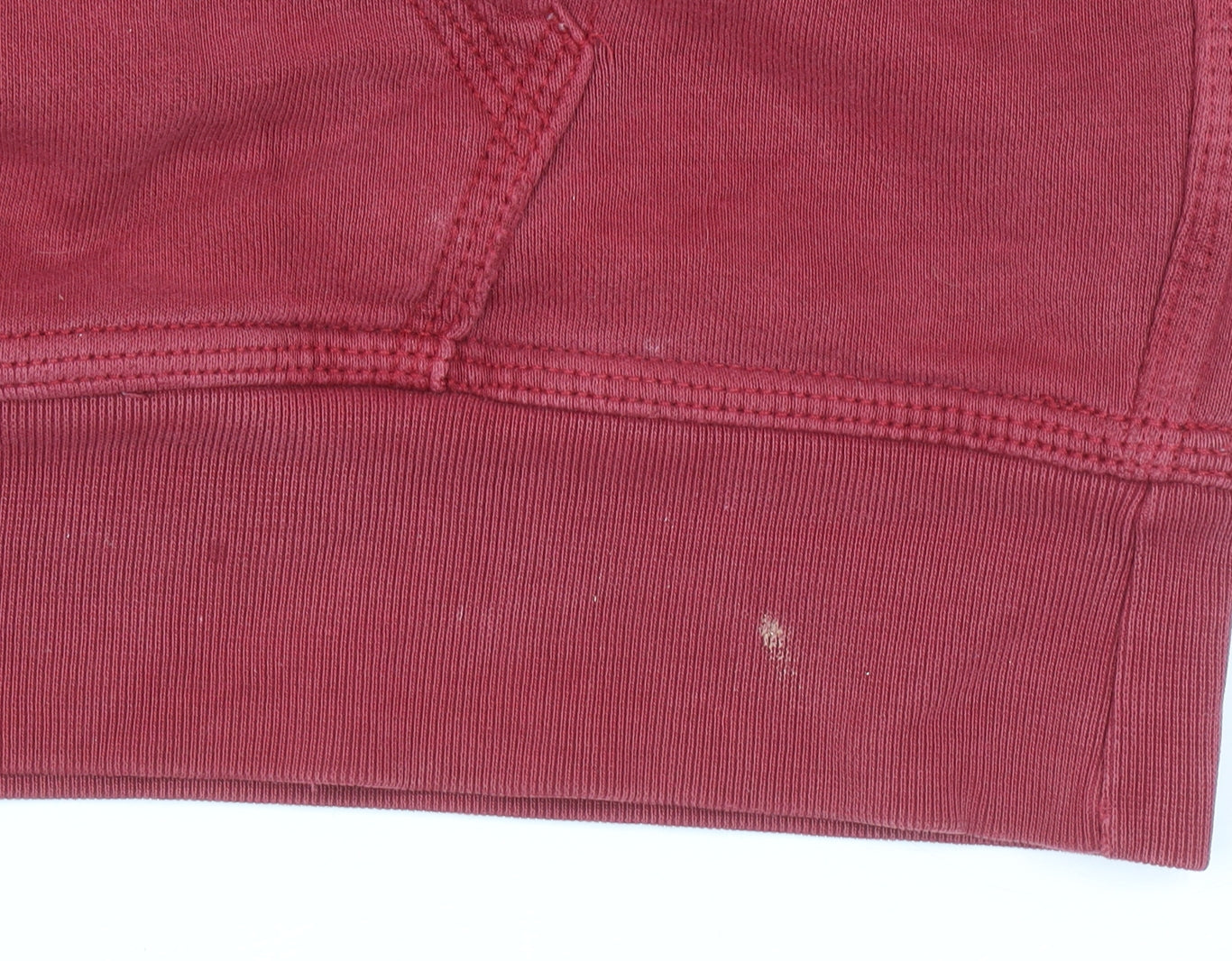 Nike Men's Red Pullover Hoodie M Regular Fit Fleece Sportswear