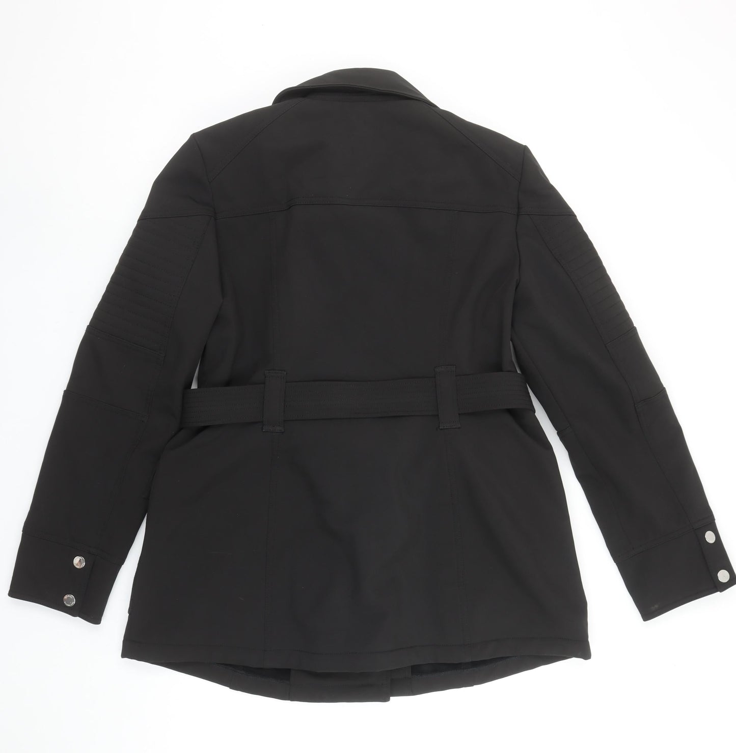 Michael Kors Women’s Black Belted Biker Jacket Size L