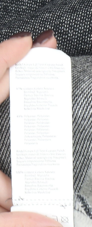 Firetrap Men's Grey Full Zip Mock Neck Sweatshirt M