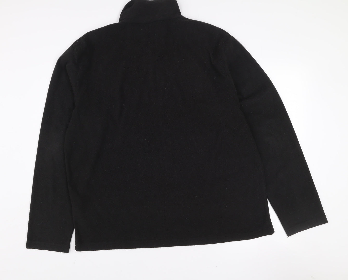 Regatta Men’s Black XL Fleece 1/4 Zip Pullover Sweatshirt
