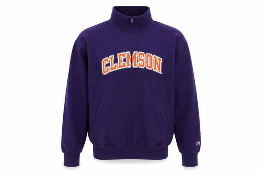 Womens UK S Regular Champion Purple Pullover Sweatshirt