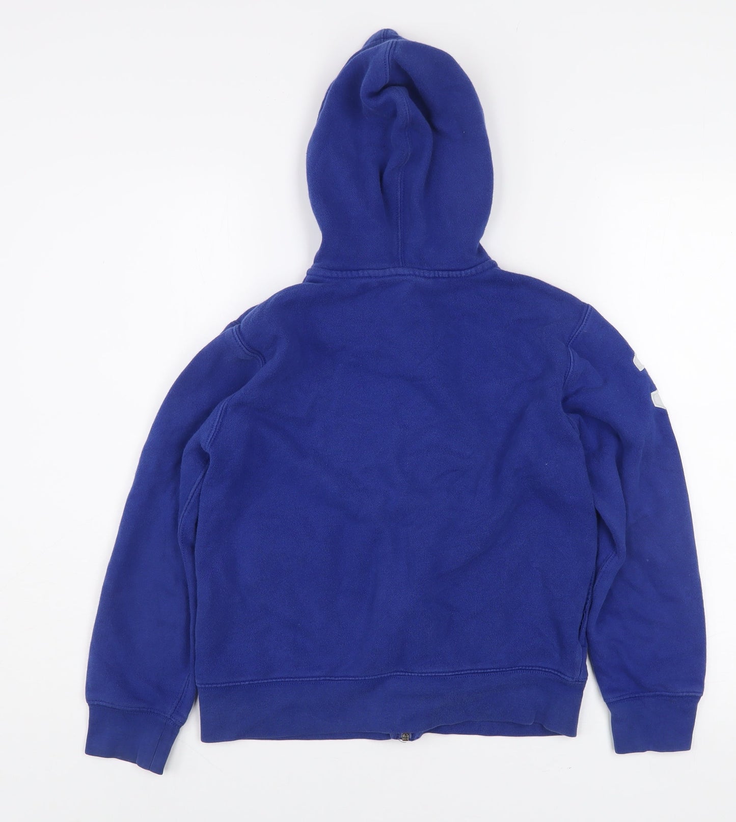 Ralph Lauren Boys Blue Full Zip Hoodie Size 10-12 Cotton Blend