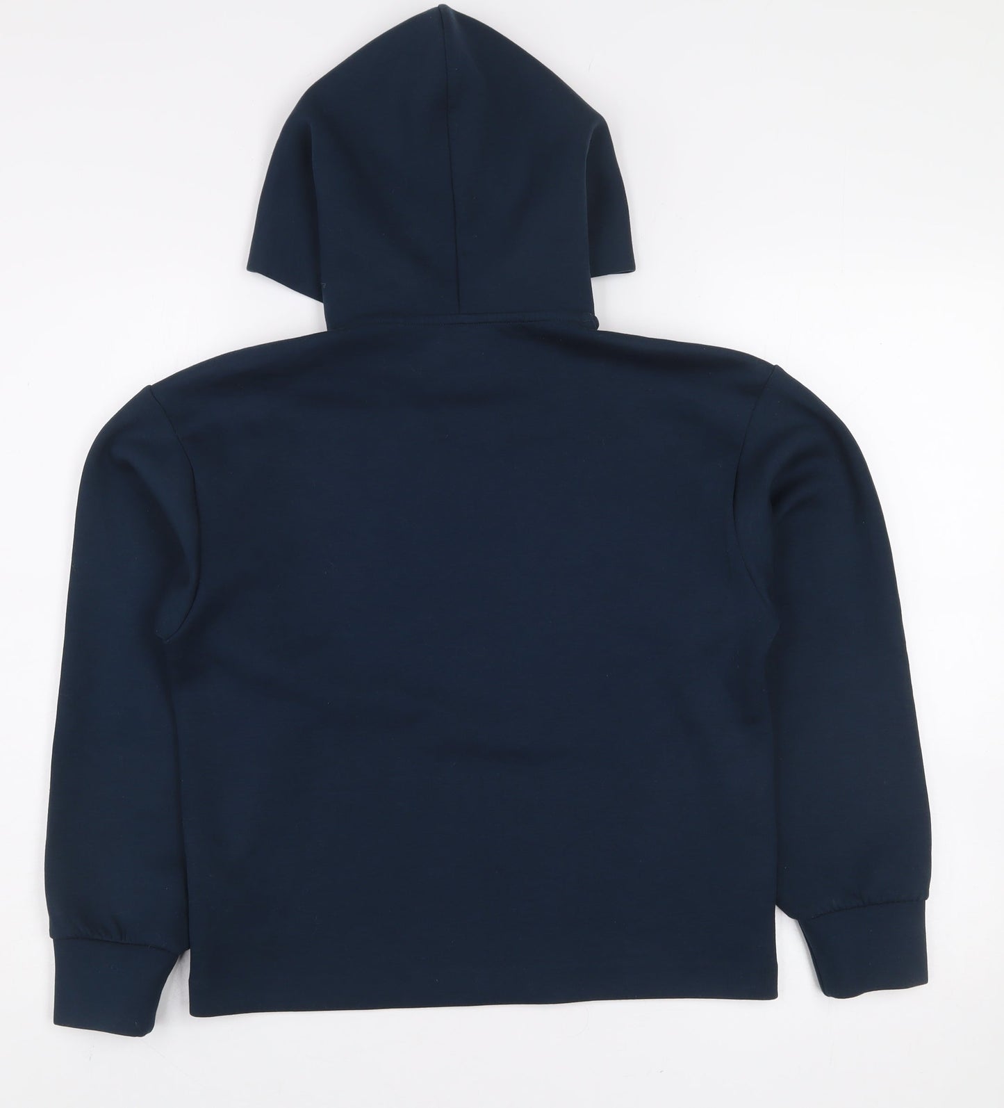 Uniqlo Women Navy Pullover Hoodie Size M Polyester Blend