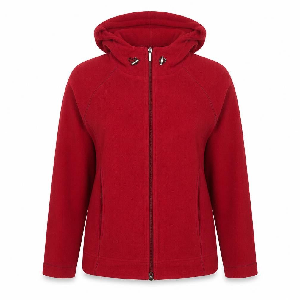 Womens UK Size 12 Regular ellesse Red Polyester Jacket