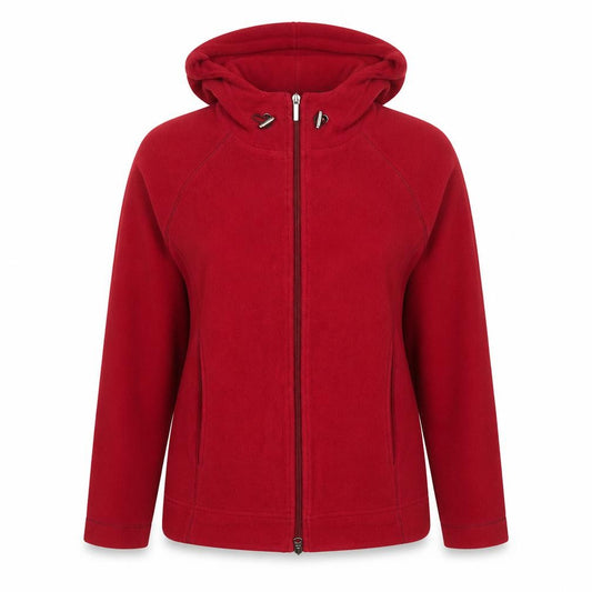 Womens UK Size 12 Regular ellesse Red Polyester Jacket