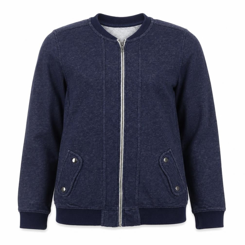 NEXT Womens Navy Blue Full Zip Sweatshirt Size 8