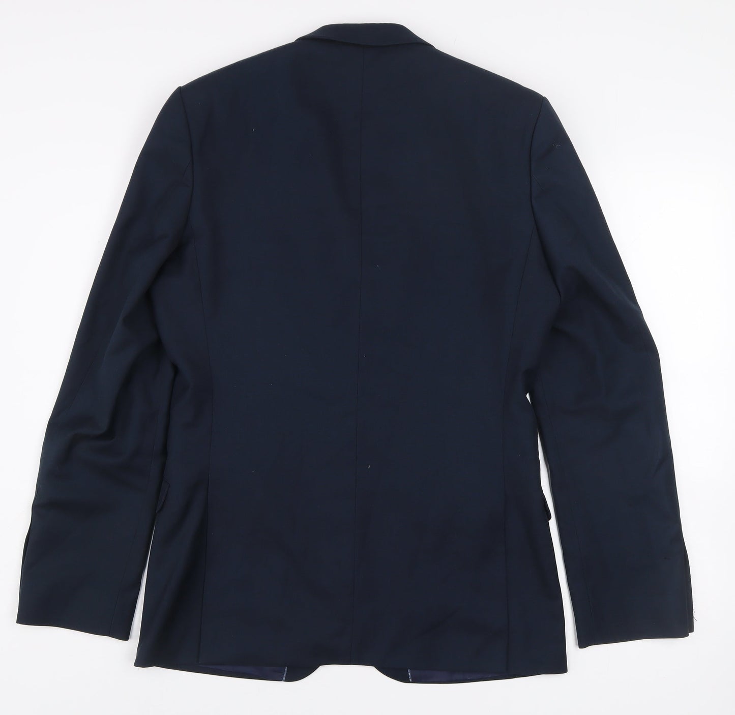 Red Herring Men's Navy Blue 38L Slim Fit Two-Button Blazer
