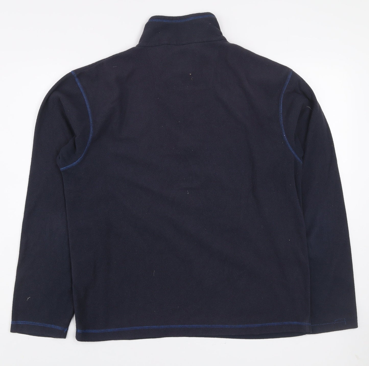 Regatta Mens Blue Fleece 1/4 Zip Pullover Sweatshirt M