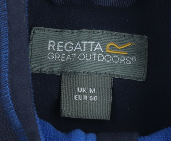 Regatta Mens Blue Fleece 1/4 Zip Pullover Sweatshirt M